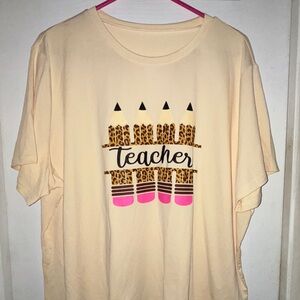 Teacher tee 3x